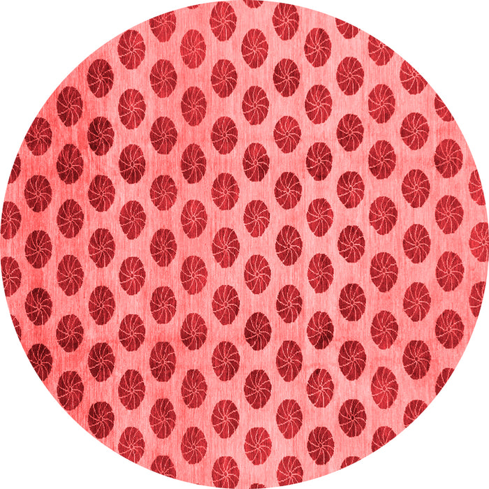 Machine Washable Abstract Red Modern Rug, wshabs162red