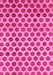 Machine Washable Abstract Pink Modern Rug, wshabs162pnk