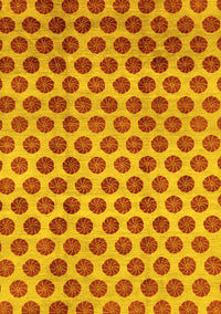 Abstract Yellow Modern Rug, abs162yw