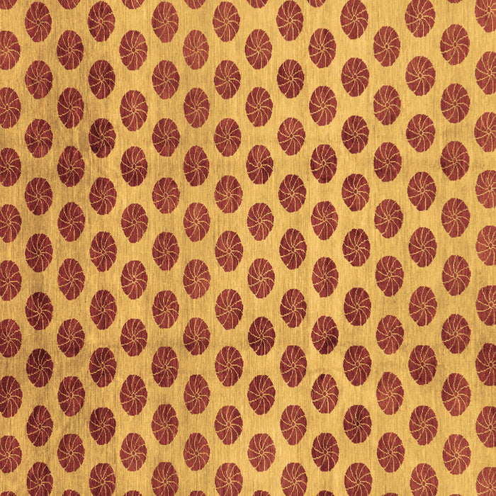 Square Machine Washable Abstract Brown Modern Rug, wshabs162brn