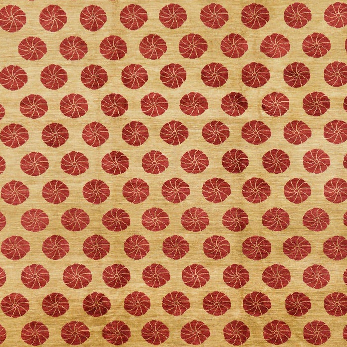 Machine Washable Abstract Orange Rug, wshabs162