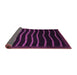 Sideview of Abstract Purple Modern Rug, abs1630pur