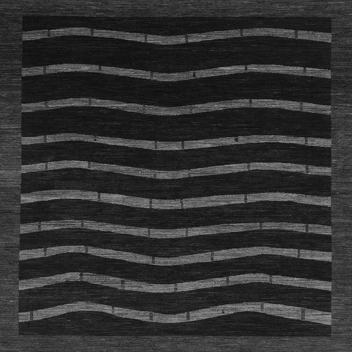 Square Abstract Gray Modern Rug, abs1630gry