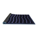 Sideview of Abstract Blue Modern Rug, abs1630blu