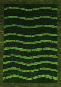 Abstract Green Modern Rug, abs1630grn