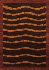 Abstract Orange Modern Rug, abs1630org