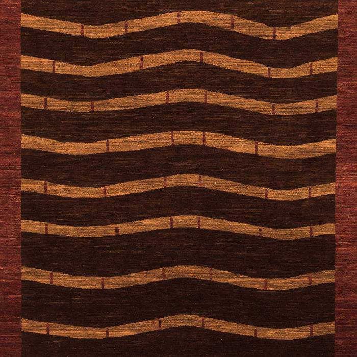 Abstract Orange Modern Rug, abs1630org