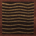 Square Abstract Sangria Brown Modern Rug, abs1630