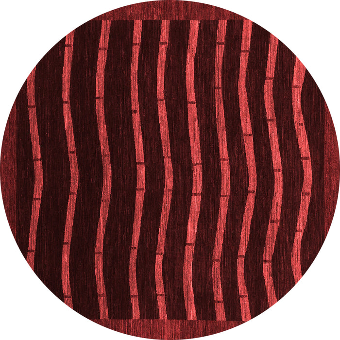 Machine Washable Abstract Red Modern Rug, wshabs1630red