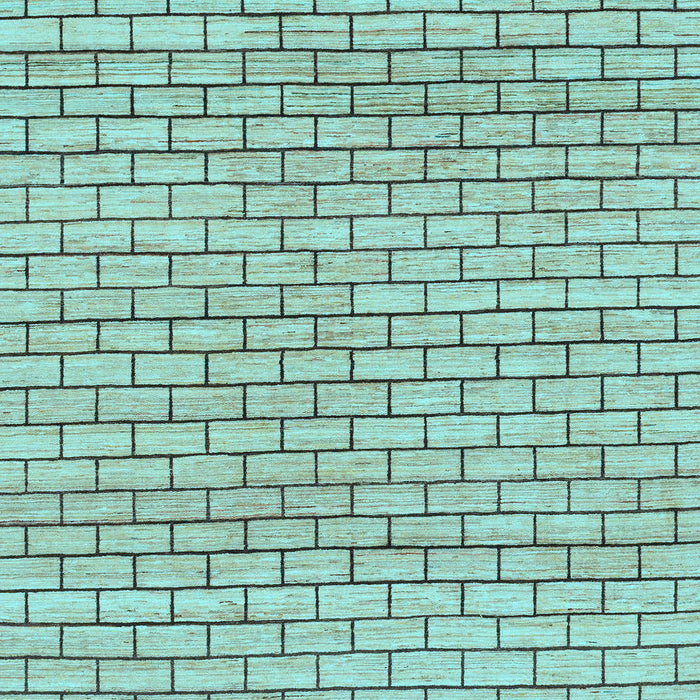 Machine Washable Solid Light Blue Modern Rug, wshabs1631lblu