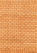 Solid Orange Modern Rug, abs1631org