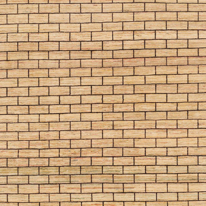 Machine Washable Abstract Chocolate Brown Rug, wshabs1631