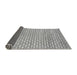 Sideview of Solid Gray Modern Rug, abs1631gry