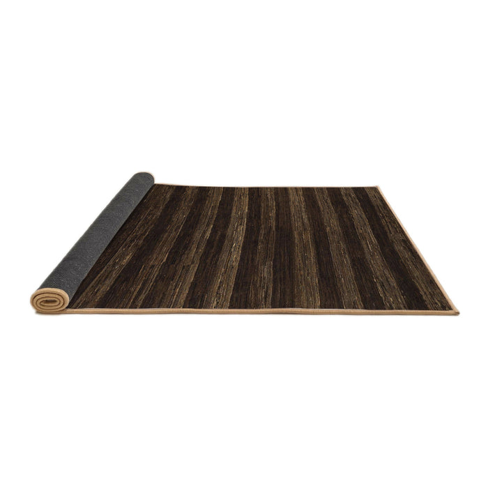 Sideview of Abstract Reddish Brown Modern Rug, abs1632