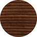 Round Abstract Orange Modern Rug, abs1632org