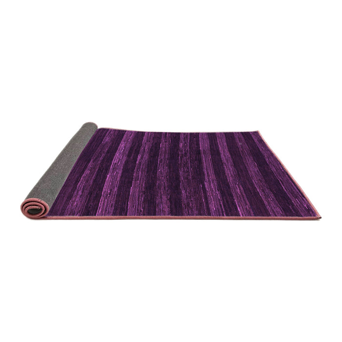 Sideview of Abstract Purple Modern Rug, abs1632pur