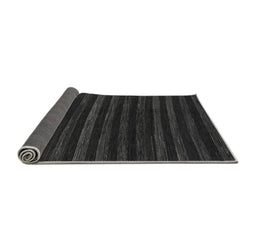 Sideview of Abstract Gray Modern Rug, abs1632gry