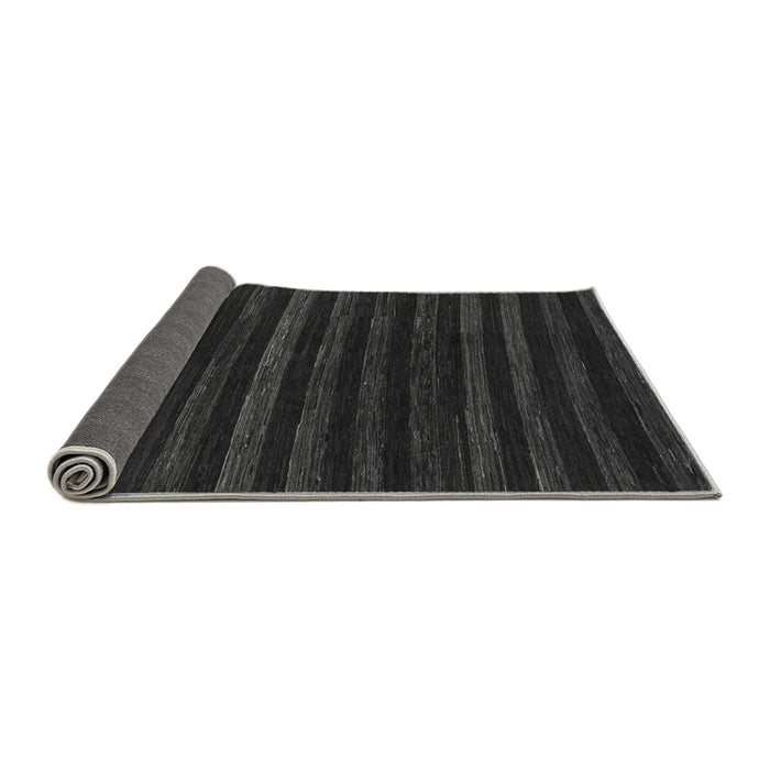 Sideview of Abstract Gray Modern Rug, abs1632gry