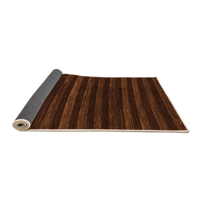 Sideview of Abstract Orange Modern Rug, abs1632org