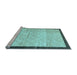 Sideview of Machine Washable Abstract Light Blue Modern Rug, wshabs1633lblu