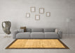 Machine Washable Abstract Brown Modern Rug in a Living Room,, wshabs1633brn