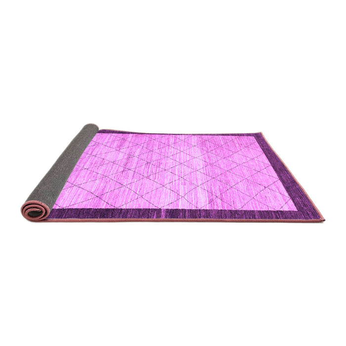 Sideview of Abstract Purple Modern Rug, abs1633pur
