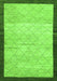 Machine Washable Abstract Green Modern Area Rugs, wshabs1633grn