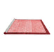 Modern Red Washable Rugs