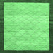 Square Abstract Emerald Green Modern Rug, abs1633emgrn