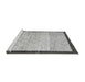 Sideview of Machine Washable Abstract Gray Modern Rug, wshabs1633gry