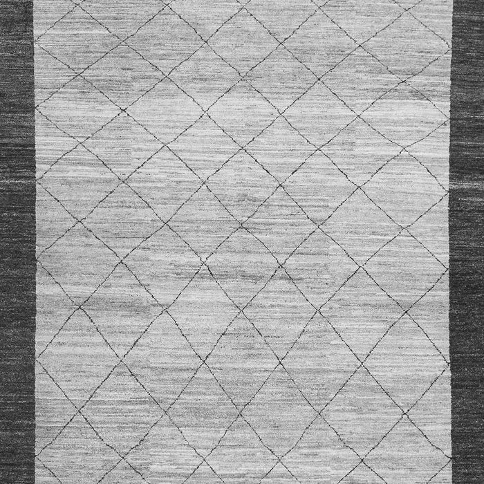 Machine Washable Abstract Gray Modern Rug, wshabs1633gry