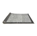 Sideview of Abstract Gray Modern Rug, abs1633gry