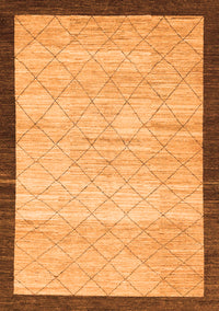 Abstract Orange Modern Rug, abs1633org