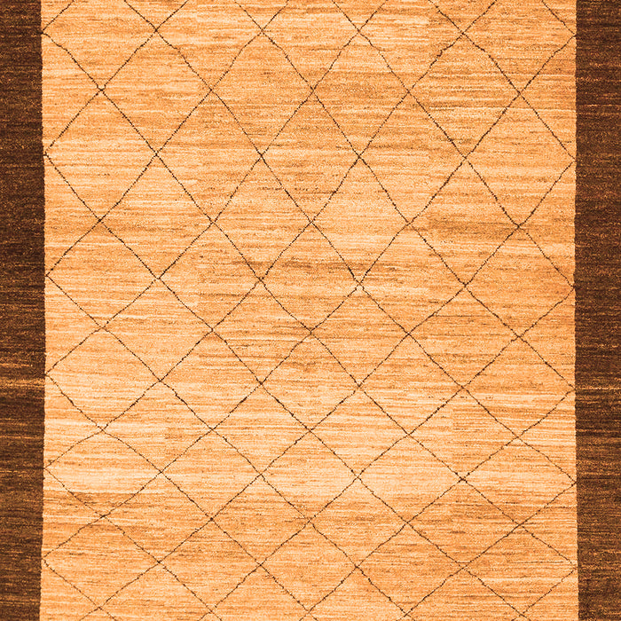 Abstract Orange Modern Rug, abs1633org