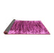 Sideview of Abstract Pink Modern Rug, abs1634pnk