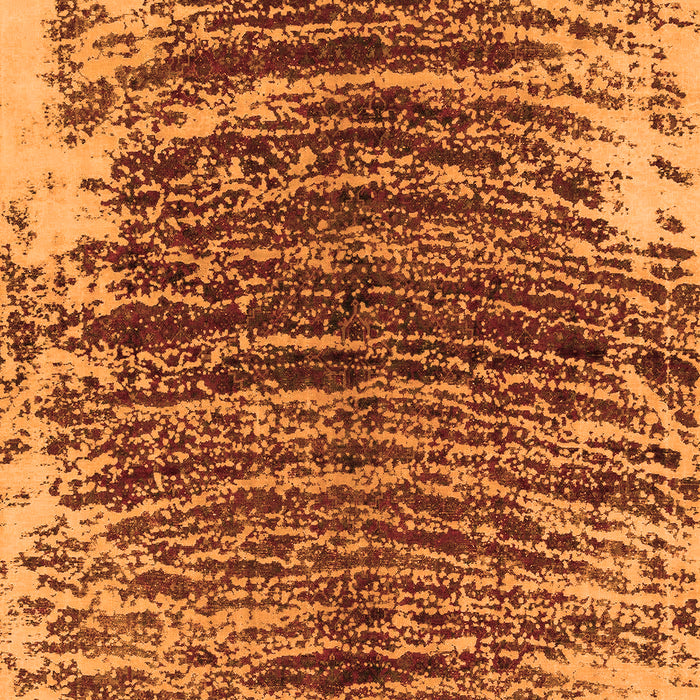 Abstract Orange Modern Rug, abs1634org