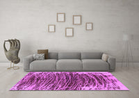 Machine Washable Abstract Purple Modern Rug, wshabs1634pur