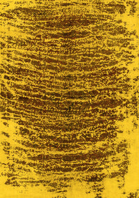 Abstract Yellow Modern Rug, abs1634yw