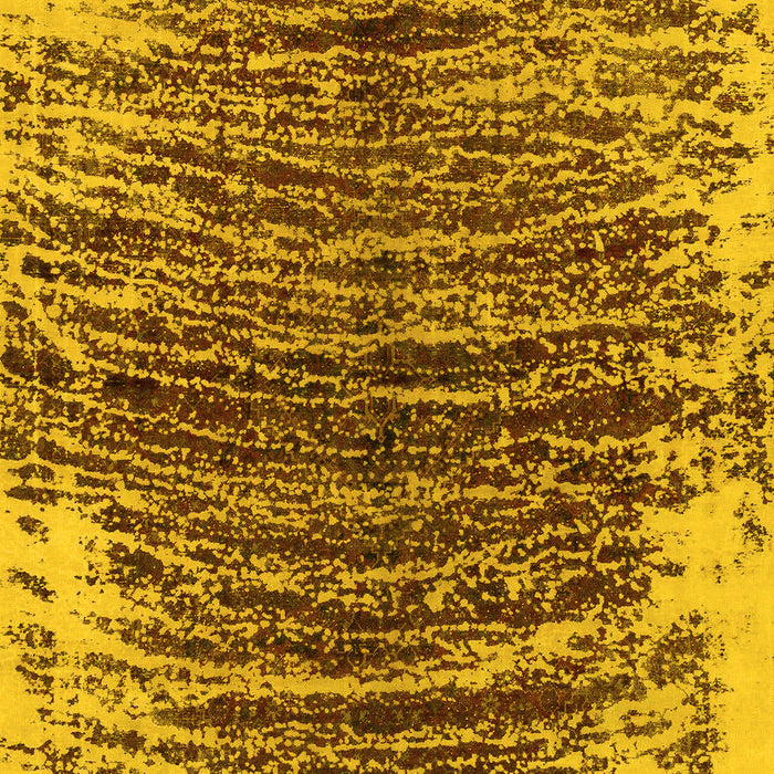 Abstract Yellow Modern Rug, abs1634yw