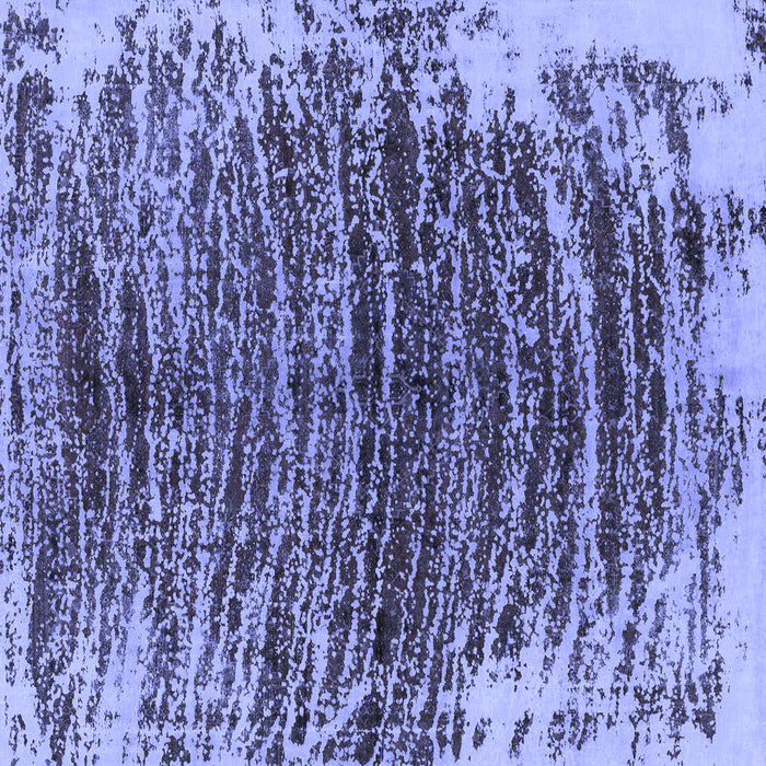 Square Abstract Blue Modern Rug, abs1634blu