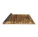 Sideview of Abstract Brown Modern Rug, abs1634brn