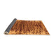 Sideview of Abstract Orange Modern Rug, abs1634org