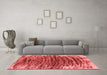 Modern Red Washable Rugs