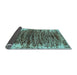 Sideview of Abstract Light Blue Modern Rug, abs1634lblu