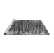 Sideview of Machine Washable Abstract Gray Modern Rug, wshabs1634gry