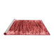 Modern Red Washable Rugs