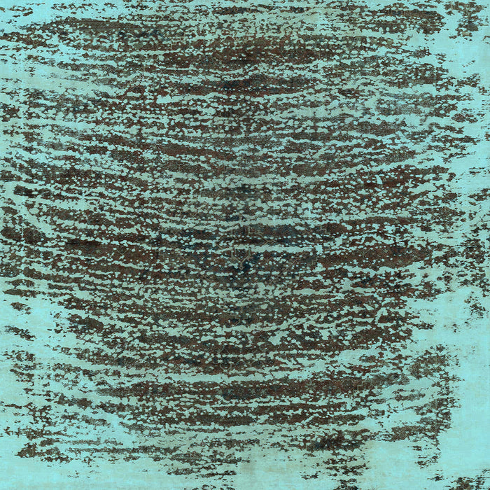 Square Abstract Light Blue Modern Rug, abs1634lblu