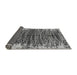 Sideview of Abstract Gray Modern Rug, abs1634gry