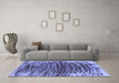 Machine Washable Abstract Blue Modern Rug in a Living Room, wshabs1634blu