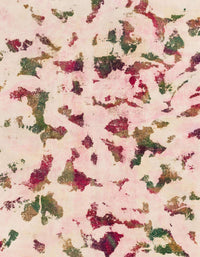 Machine Washable Abstract Copper Red Pink Rug, wshabs1635